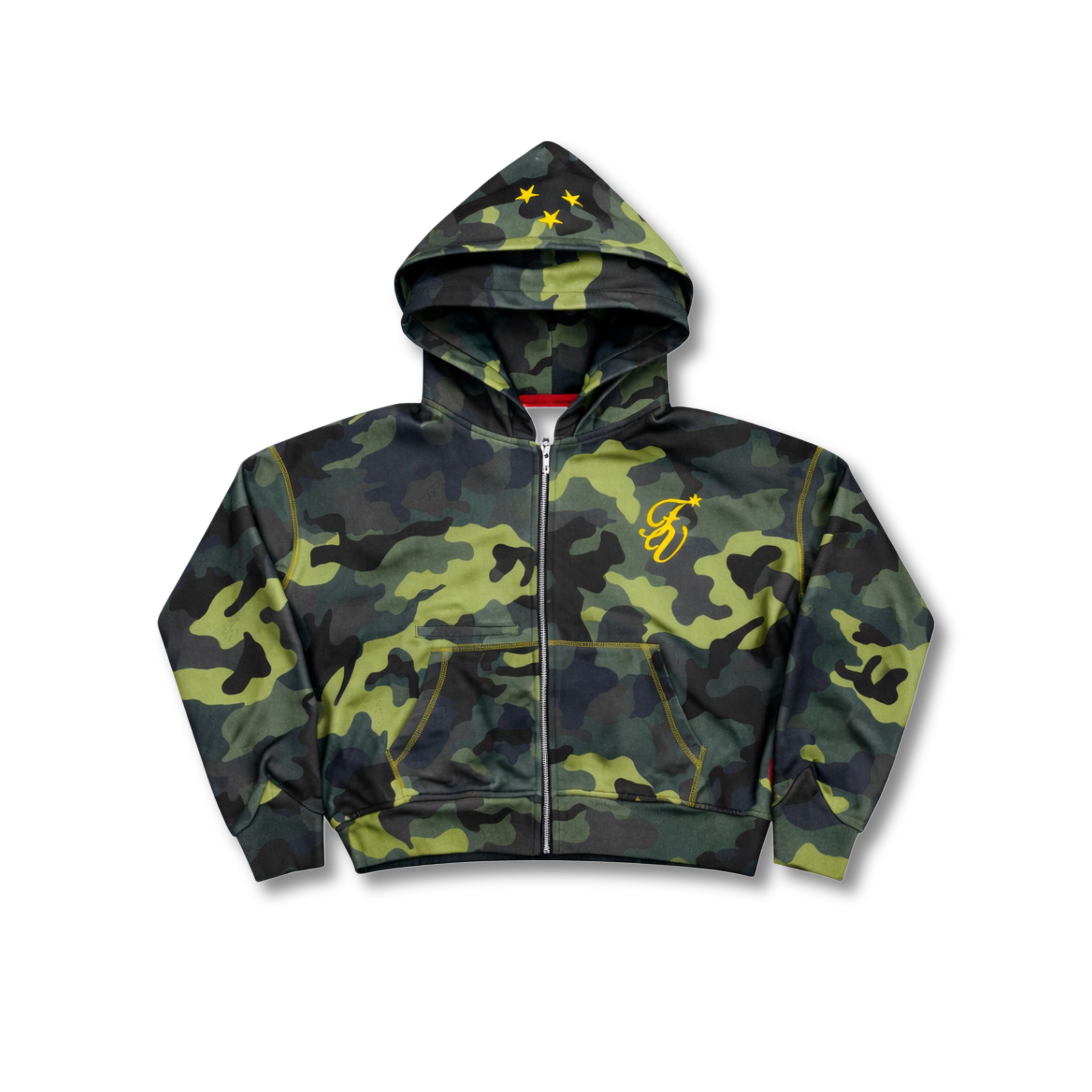 Green Verdant Zip Up